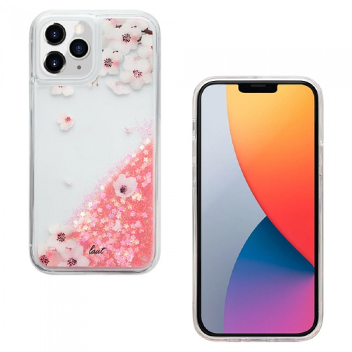 ỐP LƯNG IPHONE 12 / 12 PRO LAUT LIQUID GLITTER SAKURA