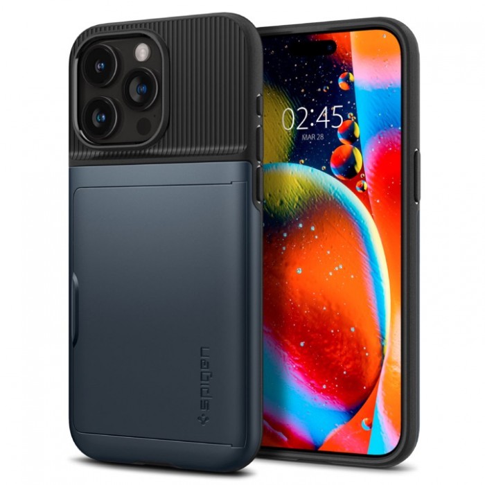 Ốp Lưng iPhone 15 Pro Max Spigen Slim Armor CS
