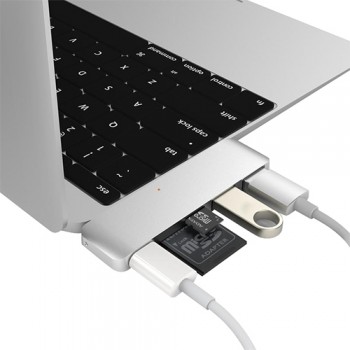 Cổng chuyển HyperDrive USB Type-C 5 in 1 Hub Charging (Bạc)