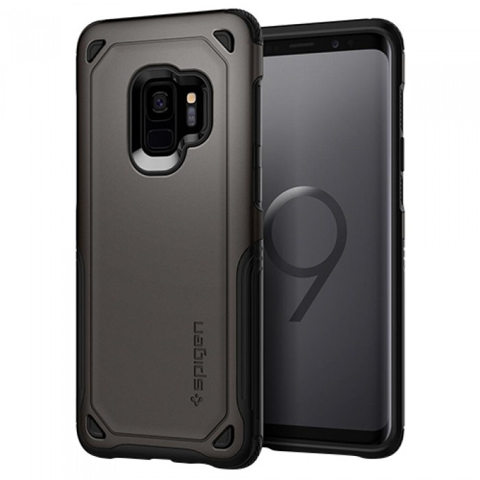 Ốp lưng SamSung Galaxy S9 Spigen Hybrid Armor (Xám Tối)