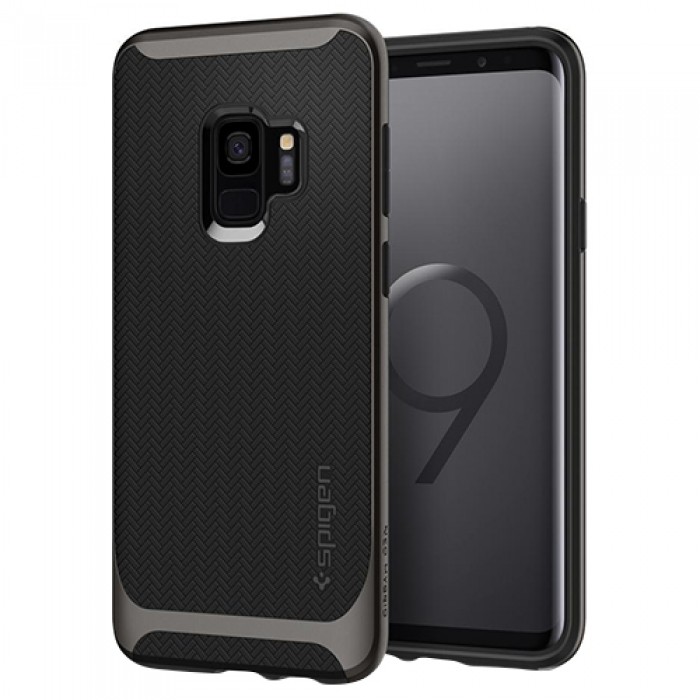 Ốp lưng SamSung Galaxy S9 Spigen Neo Hybrid (Xám Tối)